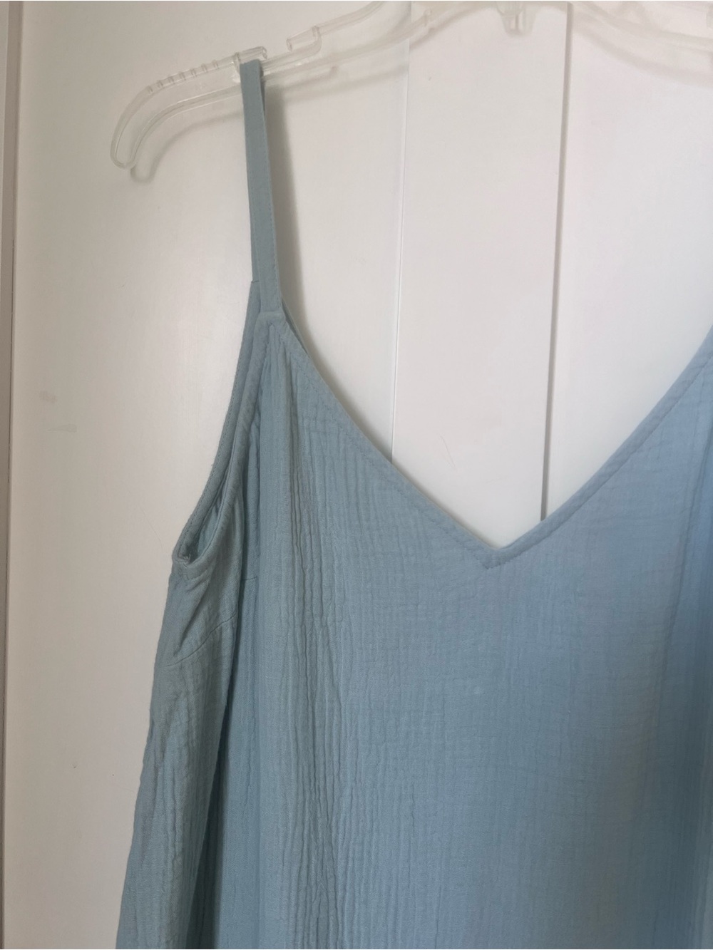 NWT River Island 100% Cotton Blue Midi Ruffle Boho Coastal Summer Sundress UK 14 - Picture 6 of 10